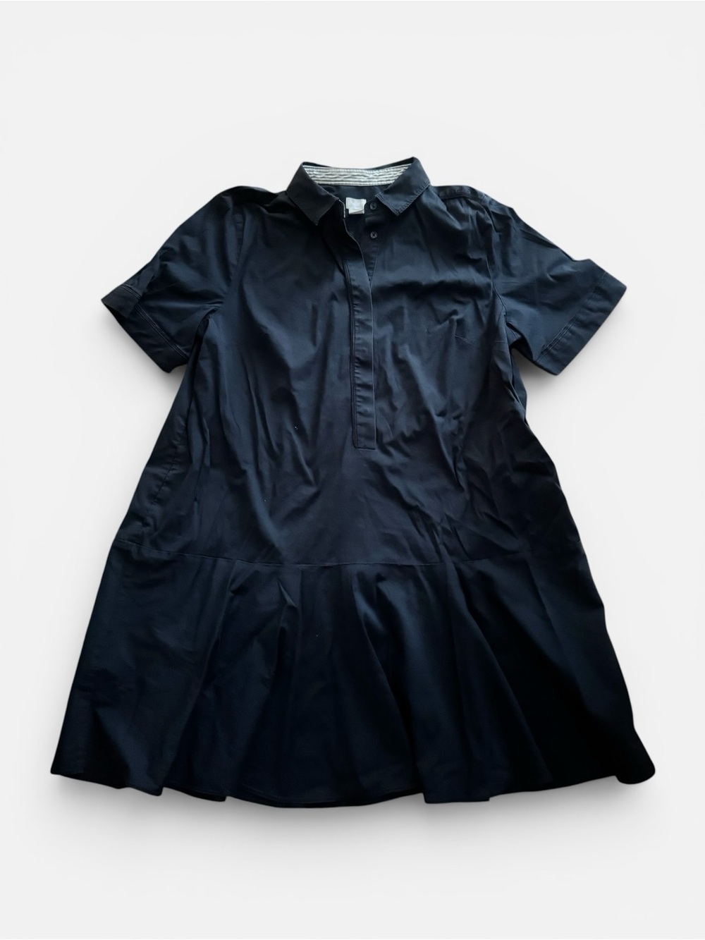 Chico’s Classic Short Sleeve Polo Dress in Navy, Size 4 (approx 18-20), Classic